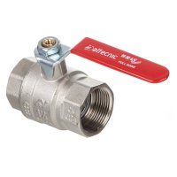 1.1/2" FEMALE TO FEMALE RED LEVER BALL VALVE WATER