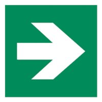 Escape Direction, Arrow (90&deg;)