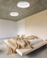 Trio Girona Matt White Ceiling Light 60CM