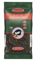 J&J Black Sunflower Seed 750g