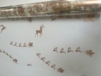 CELLOPHANE REINDEER SLEIGHT 35MICRON