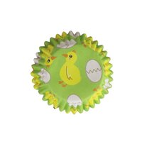 CUPCAKE CASES FOIL LINED -EASTER CHICKS STD.30PK