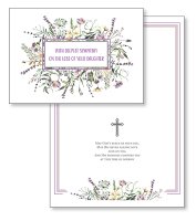 Card - With Sympathy/Daughter  (21343)