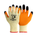 PRED PAWS DOUBLE DIPPED LATEX GLOVE, BLACK/ ORANGE