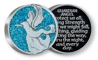 Pocket Token/Enamelled/Guardian Angel   (13430)