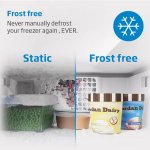 Beko 55cm Freestanding Combi Fridge Freezer | CFG4552S 3