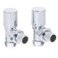 PACK 15mm MODERN ANGLE VALVES POLISHED CHROME YU-JQAL025LC