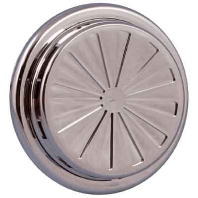 Rooster afsluitbaar PVC chroom &Oslash;100-150