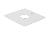 Kelsey White Pre Punched single hole Single Gang Plates