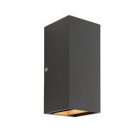 Saxby Glover 5.5W IP44 CCT Black Wall Light 79196