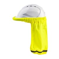 HHNSSFY, Hardhat Neck Flap Hi Vis