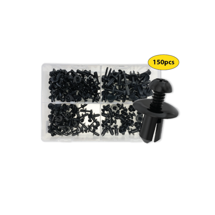 Screw Type Push Rivets (150pcs.)