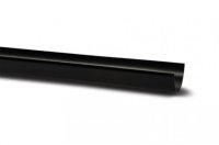 POLYPIPE RD501 BLACK 4M GUTTER POLYFLOW 117x75mm