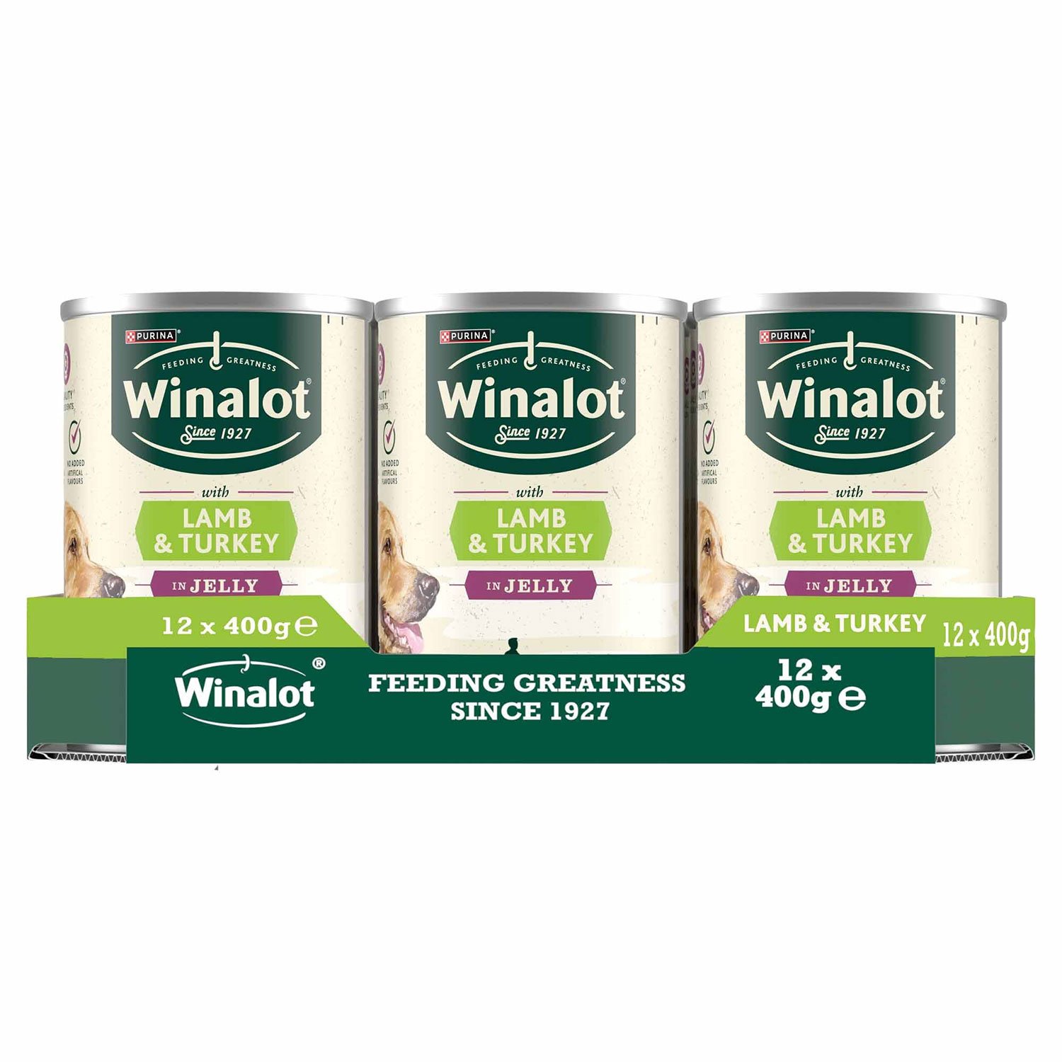 Winalot 12597026 Classics Mixed in Jelly Turkey & Lamb 12x400gm 