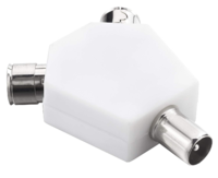 TV/Y Co-Ax aerial Y Splitter