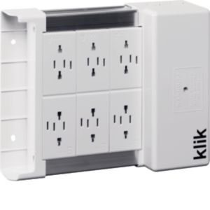 Hager 6 Way Klik Lighting Distribution Unit KLDS6
