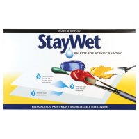 Saty wet paint palette with lid,