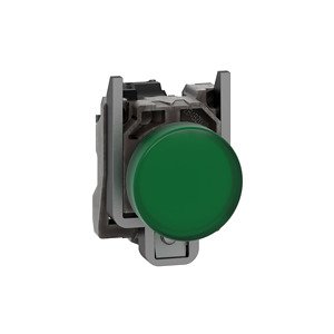 LED Panel Mount Indicator, Green, 120 VAC, 22 mm, IP66, NEMA 4X, NEMA 13