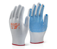 CLICK TBD Tronix Blue Polka Dot Glove (Pair)