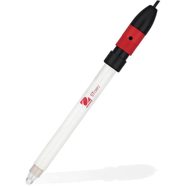 Refillable ORP electrode, glass shaft