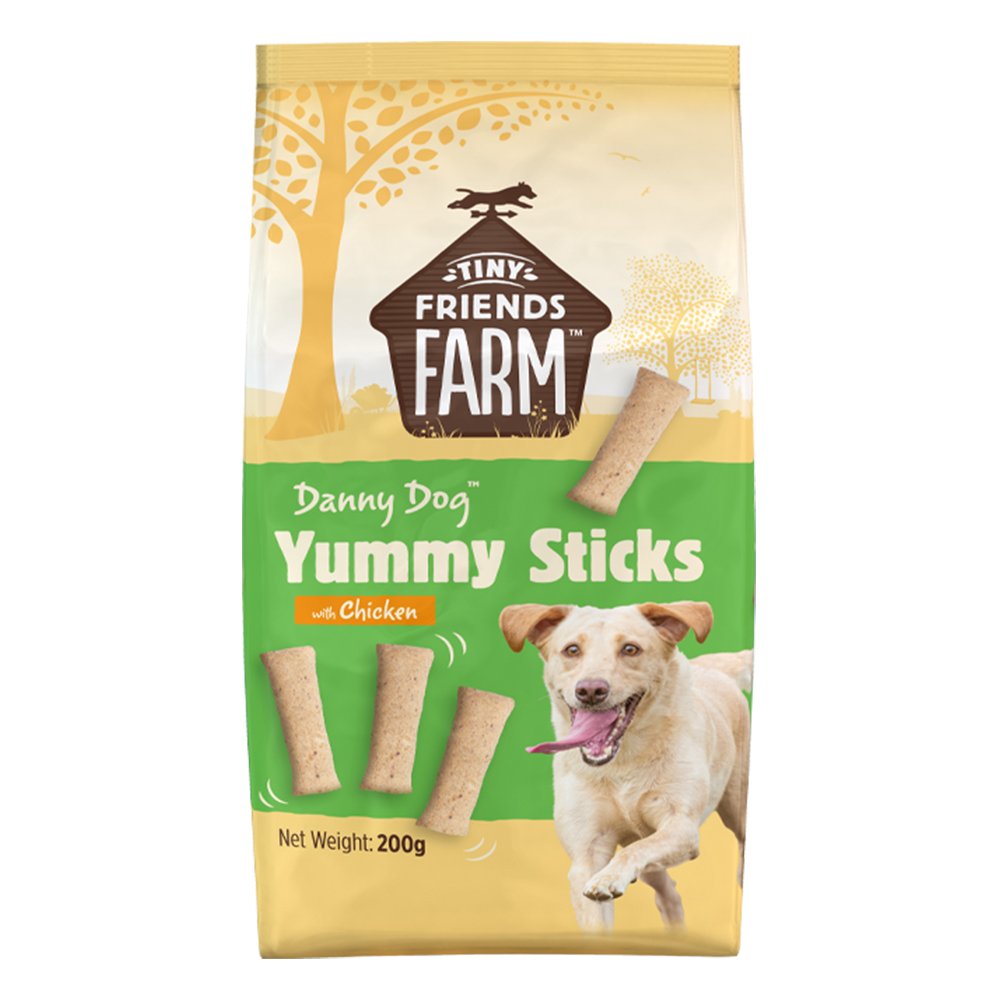 Supreme Tiny Friends Farm Danny Dog Yummy Sticks with Chicken 6x200g