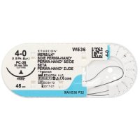 Johnson & Johnson 4/0 Mersilk Sutures - 45cm x 12 13mm, 3/8 Circle, RC - DMI Dental Supplies Ireland - Next Day Delivery