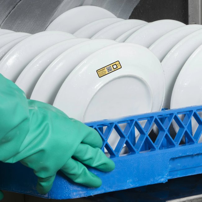 Thermostrip Dishwasher Temperature Indicators, 71 to 82°C +/1°C, 13 x