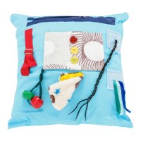 The activity cushion keeps dementia patients engaged and entertained