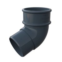 anthracite grey 112 degree downpipe bend