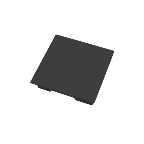 50X50 Black PVC End Cap