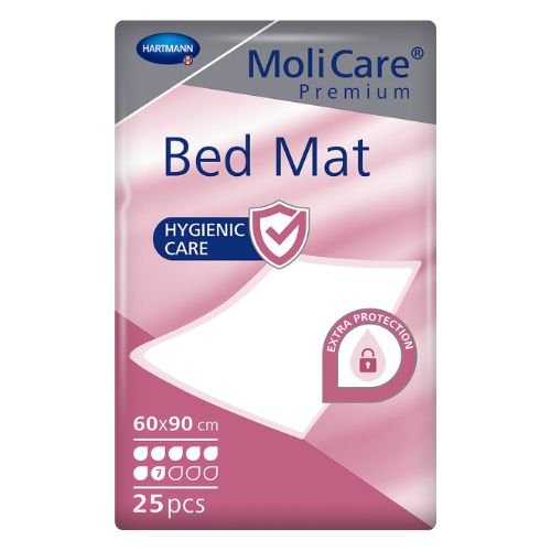 The MoliCare Premium Bed Mat 7-drop comes in a pack of 25.