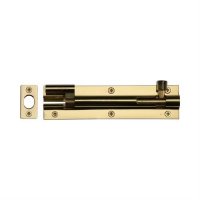 C1594 6-PB - HERITAGE BRASS DOOR BOLT NECKED 6 X 1.5  POLISHED B