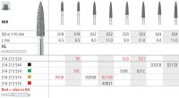 Intensiv SA Diamond Conical Flame 10mm Shank - 6pk 888/023 - DMI Dental Consumables Ireland - Next Day Delivery