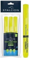 Stallion Highlighters - Yellow (3pk)