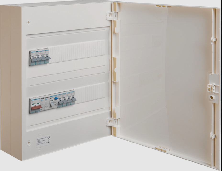 Hager Vega Enhanced 2 Row SPD Consumer Unit VBE88101PSPD