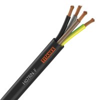 Titanex H07-RNF 2.5mm 4 Core Rubber Cable (Sold Per Metre)
