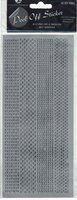 Narrow Borders Silver  Peel-Off Stickers.
