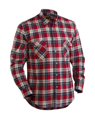 Red and Navy Blue Blaklader 3328-1134 Flannel Shirt