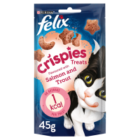 Felix Crispies Salmon & Trout 45g x 8
