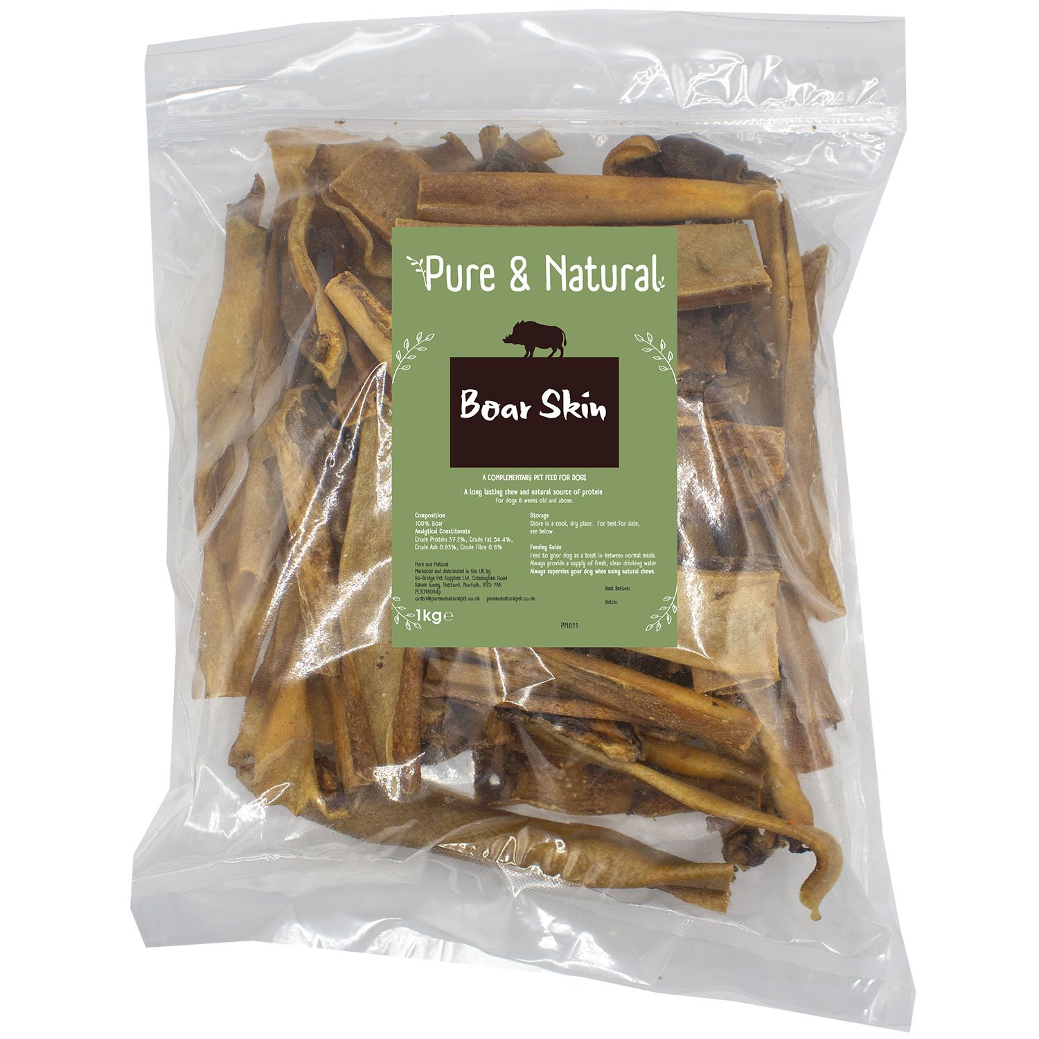 Pure & Natural Boar Skin 1kg