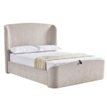 Blossom Gas Lift Ottoman Storage Bed - Cream 2