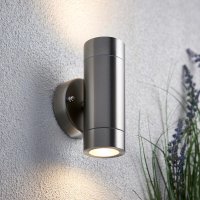Saxby Palin 7W IP44 Up/Down Wall Light SS304
