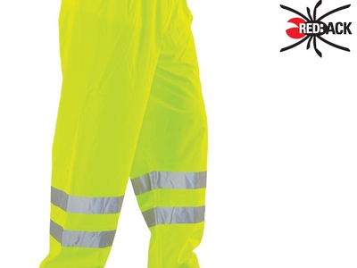 REDBACK Dri-Flex PU Hi-Visibility Waterproof Trousers Yellow