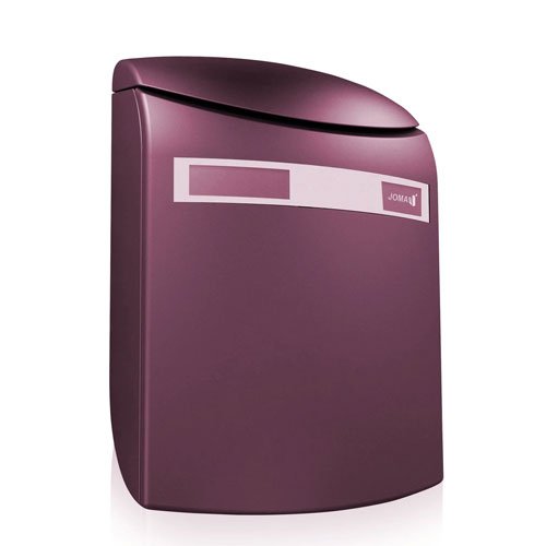 Arco Plastic Post Box - Burgundy