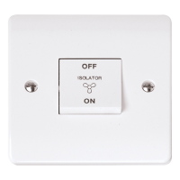 Click Mode 3 Pole Fan Isolator Switch White CMA020
