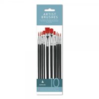Artist Paint Brush Set - 10pk