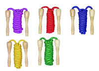 Coloured Skipping Rope. Set of 12