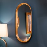 Oblong Mirror 99 x 49cm - Gold 2