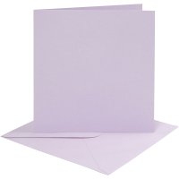 Cards & Envelopes - Purple (4pk)