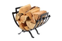 MANSION BLACK FOLDING LOG HOLDER